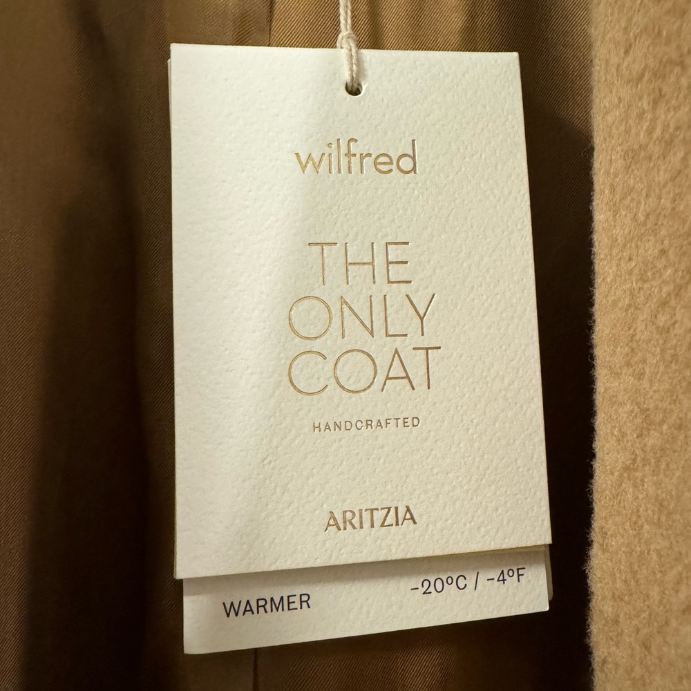 NWT Aritzia The Only Coat - (Re)Camel Wool - Picture 5 of 13